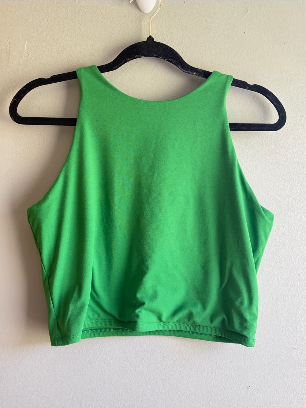 EFan Lime Green Cropped Tank - Large